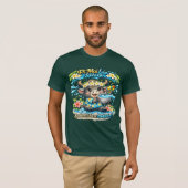 ピー・マイ・ラオ 水浸しバッファロー Tシャツ 楽しい (正面フル)