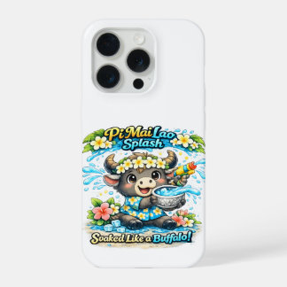 ピー・マイ・ラオ 水浸しバッファロー Tシャツ 楽しい iPhone 15 PROケース
