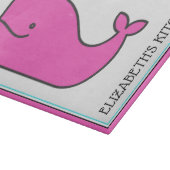 ピ名門私立校風のッ航海のク・アクアクジラパーソナライズされた カッティングボード (角)