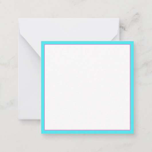 ピ名門私立校風のッ航海のク・アクアクジラパーソナライズされた ノートカード (裏面)