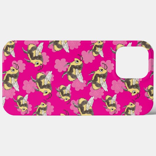 ピ救ックのフローラで蜂が鳴る13ケース Case-Mate iPhoneケース (裏面 (横))