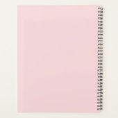 ピ淡い色のッエレガントクカスタムプランナー プランナー手帳 (裏面)