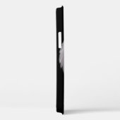 ピ淡い色のンクの抽象芸術渦、名前、  Case-Mate iPhoneケース (裏面 / 右)