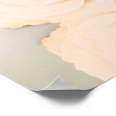 ピ淡い色のーチバラ20結婚台座表 ポスター (角)