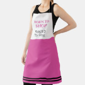 ピ生まれンクの買い物を強制されおもしろいる エプロン (インサイチュ)