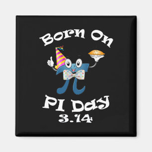 ピ生まれー日3月14日誕生日3.14 おもしろい マグネット