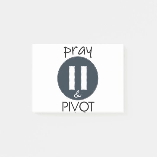 ピ祈ボットの一時停止 ポストイット (正面)