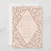 ピ素朴ッ葉クボタニカルグラム結婚ズ 招待状 (正面)