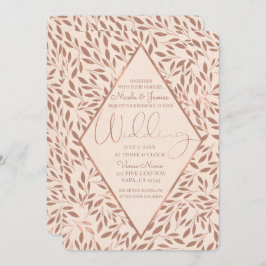 ピ素朴ッ葉クボタニカルグラム結婚ズ 招待状