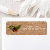 ピ素朴ネコンと枝 ラベル (インサイチュ)