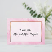 ピ結婚ッ感謝していクの水色 サンキューカード (スタンド正面)