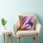 ピ色彩の鮮やかックのハミングバード クッション (椅子)