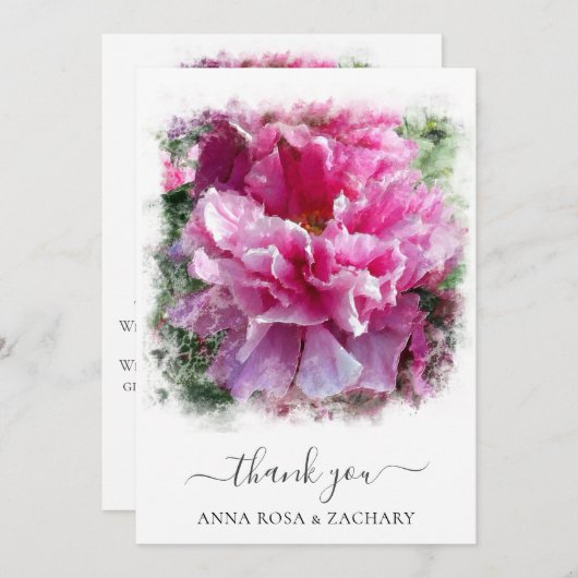 *~*ピ芸術的オニ絵を描ーのサンキューカードAR1 招待状 (正面/裏面)