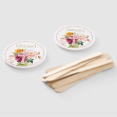 ピ賛美ックウォーター色フローラ ハンドファン (組立なし)