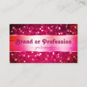 ピ頭が切れるックガーリーグリッター発光星大切 名刺 (正面)