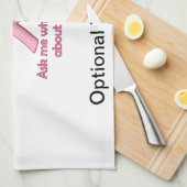ピ頼ックの乳がん生存者! キッチンタオル (四つ折り)