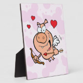 ピ飛んでいるグ（弓） フォトプラーク (側面)