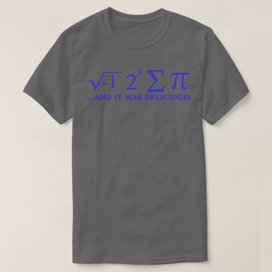 ピ食べーと言うと美味しかった Tシャツ (デザイン正面)