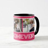 ピ鮮やかッ最高のクの母は今まで3写真コラージュカスタム マグカップ (正面右)