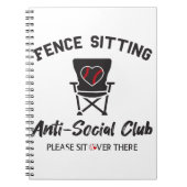 フおもしろいェンシットアンチクラブ野球ソフト ノートブック (正面)