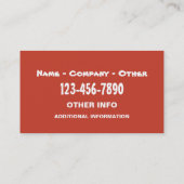 フおもしろいライ結束フライ釣り漁師 名刺 (裏面)