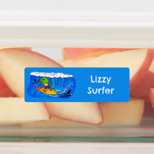 フおもしろいリルサーフィンパーソナライズされた ラベル