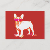 フすごいレンチエ・ブルドッグ・レッド 名刺 (正面)