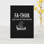 ファおもしろいトール父の日 カード (黄色い花)