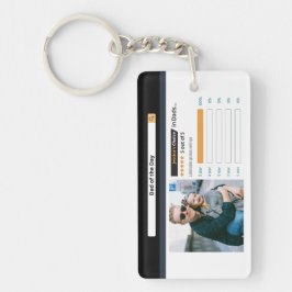 ファおもしろいーズデイ最高のパパ キーホルダー