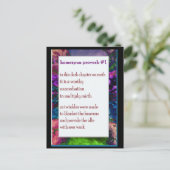 ファおもしろいーム・ポエム・カード#11 ポストカード (スタンド正面)