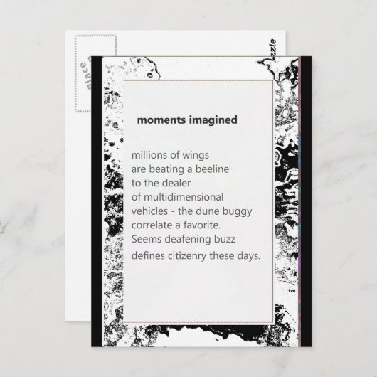 ファおもしろいーム・ポエム・カード#12 ポストカード (正面/裏面)