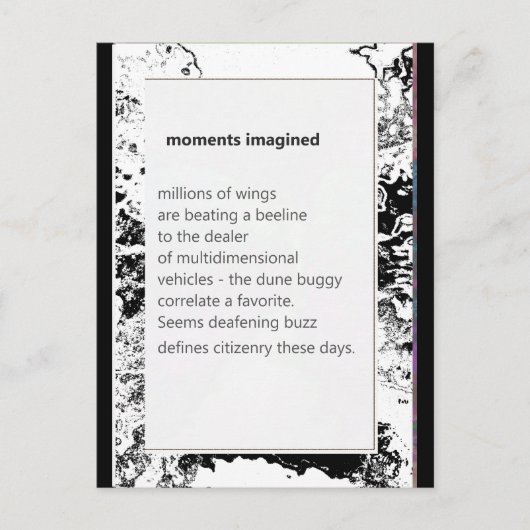 ファおもしろいーム・ポエム・カード#12 ポストカード (正面)