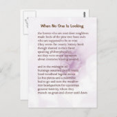 ファおもしろいーム・ポエム・カード#5 ポストカード (正面/裏面)