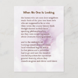 ファおもしろいーム・ポエム・カード#5 ポストカード