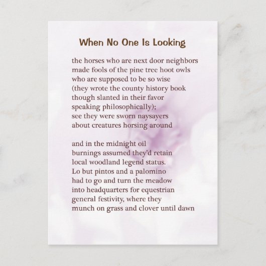 ファおもしろいーム・ポエム・カード#5 ポストカード (正面)