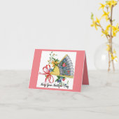 『ファかわいらしン・マザー・デイ』 カード (黄色い花)