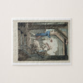 ファイによって刻まれる弁護士の事務員の洗面所 ジグソーパズル (横)