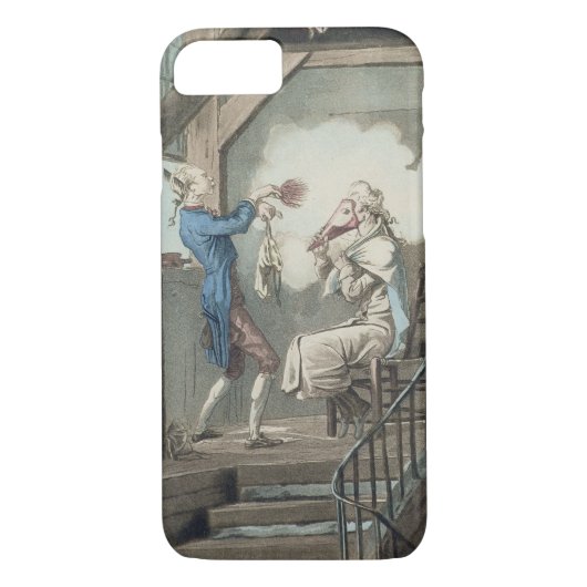 ファイによって刻まれる弁護士の事務員の洗面所 Case-Mate iPhoneケース (裏面)