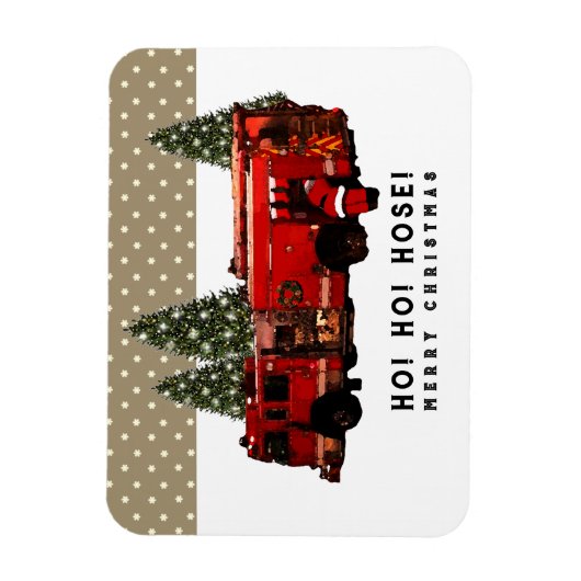 ファイアおもしろいファイターホリデーギフト マグネット (縦)