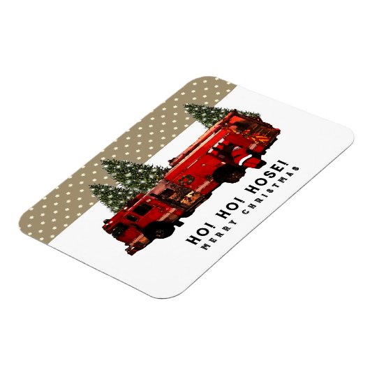 ファイアおもしろいファイターホリデーギフト マグネット (左側)