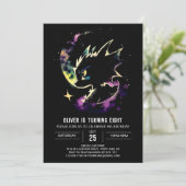 ファイアお洒落ブリージングドラゴン誕生日 招待状 (スタンド正面)