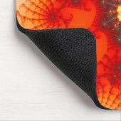 ファイアくもの巣 – フラクタルアート マウスパッド (コーナー)