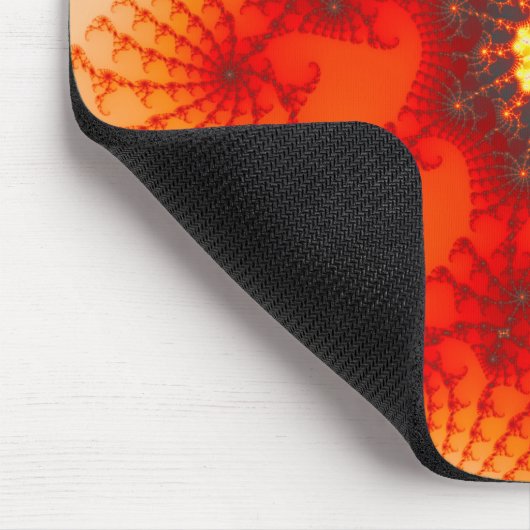 ファイアくもの巣 – フラクタルアート マウスパッド (コーナー)