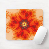 ファイアくもの巣 – フラクタルアート マウスパッド (マウス)