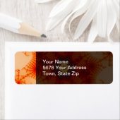 ファイアくもの巣 – フラクタルアート ラベル (インサイチュ)