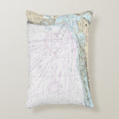 ファイアアイランドのライトから海辺までの航海のグラフ12326 アクセントクッション (正面(垂直))