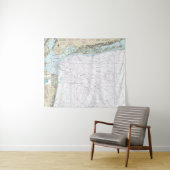 ファイアアイランドのライトから海辺までの航海のグラフ12326 タペストリー (インサイチュ(横))