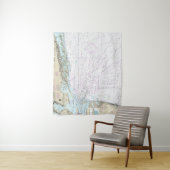 ファイアアイランドのライトから海辺までの航海のグラフ12326 タペストリー (インサイチュ)