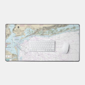 ファイアアイランドのライトから海辺までの航海のグラフ12326 デスクマット (キーボード&マウス)