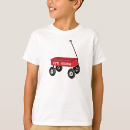 ファイアアイランドの赤い荷車の夏のビーチバケーション Tシャツ